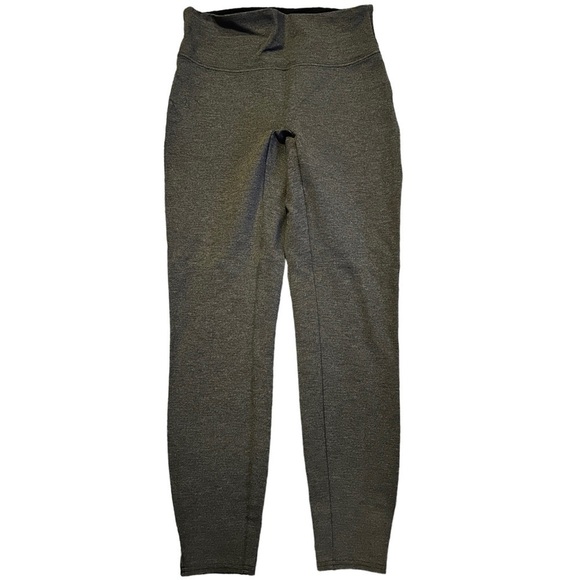 SPANX Ankle Ponte Hem Slit Charcoal Legging - Picture 1 of 5